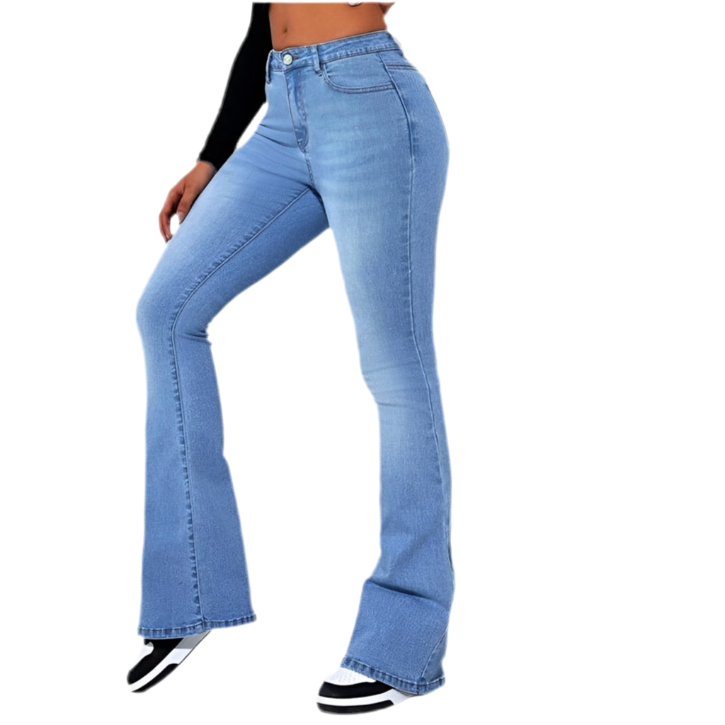 FlareFit High-Waist Slim Jeans
