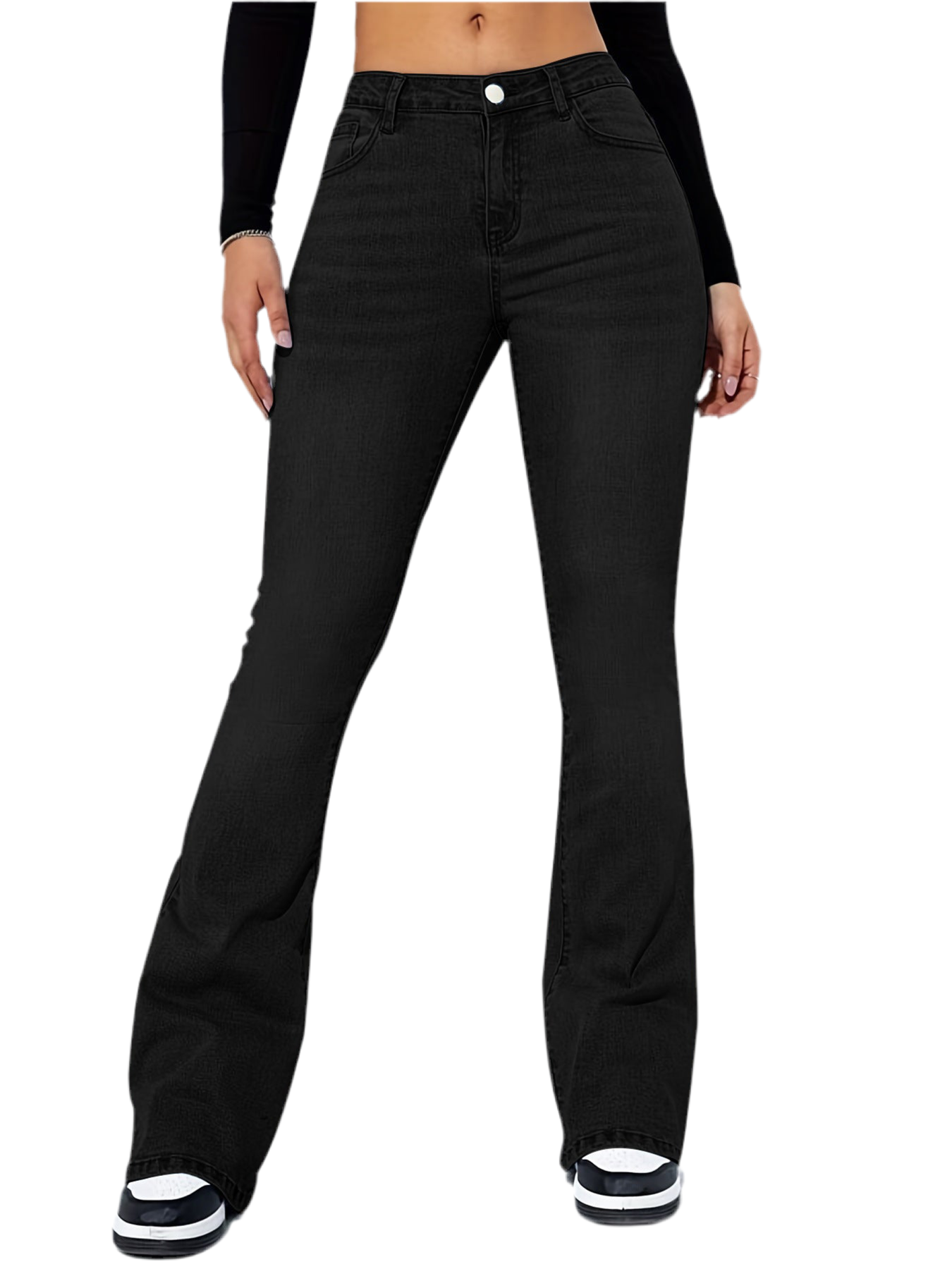 FlareFit High-Waist Slim Jeans