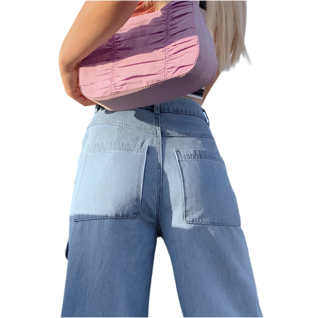 Mid-Rise Straight Leg Jeans