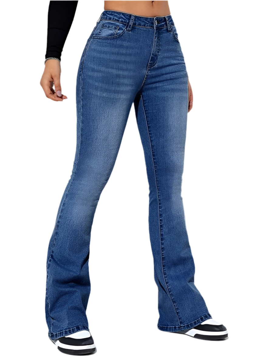 FlareFit High-Waist Slim Jeans