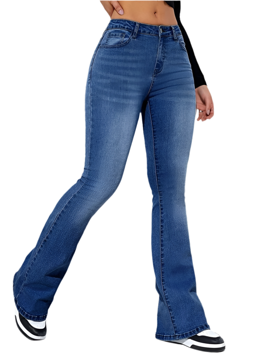 FlareFit High-Waist Slim Jeans